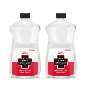 오리진 손소독제 1000ml 2개 리필 액상형 에탄올70