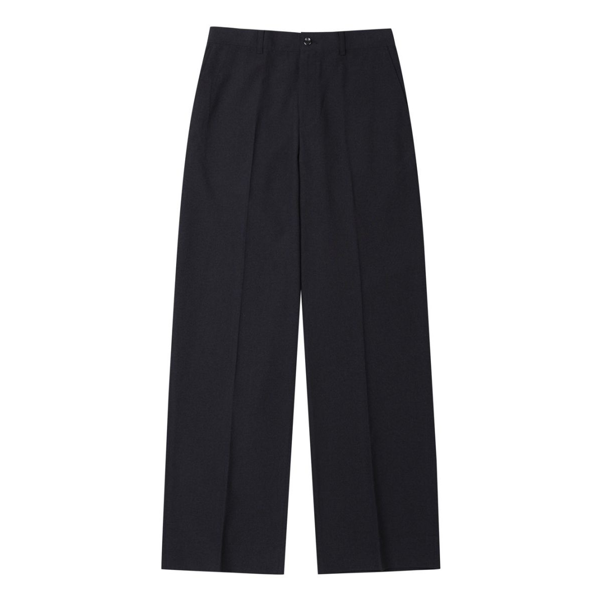 블랙 릴렉스드 핏 시어서커 셋업 팬츠 CWPAM25422BKX