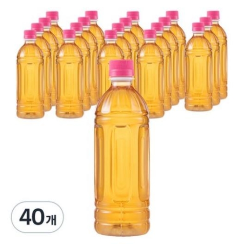 탐사 제로 블랙티 복숭아맛 무라벨 500ml (40개)_이미지