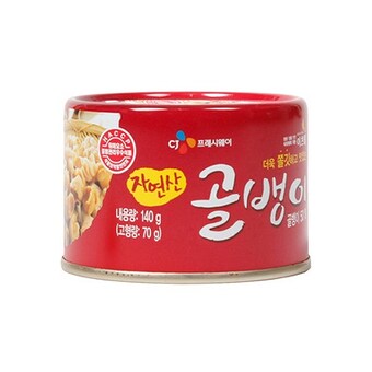 CJ프레시웨이 이츠웰 자연산 <b>골뱅이</b> 140g