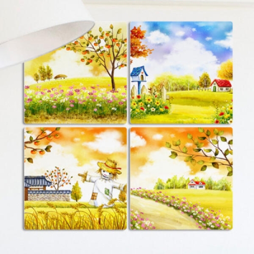 꾸밈 ib360-멀티액자_가을날집앞산책길