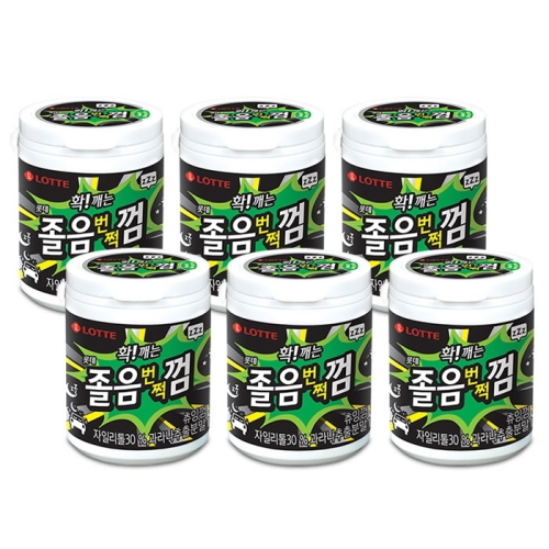 롯데제과 졸음 번쩍껌 87g (6개)_이미지