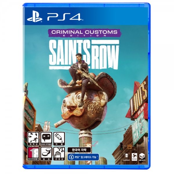 딥 실버 세인츠 로우: 리부트 PS4 (크리미널커스텀에디션,한글판)