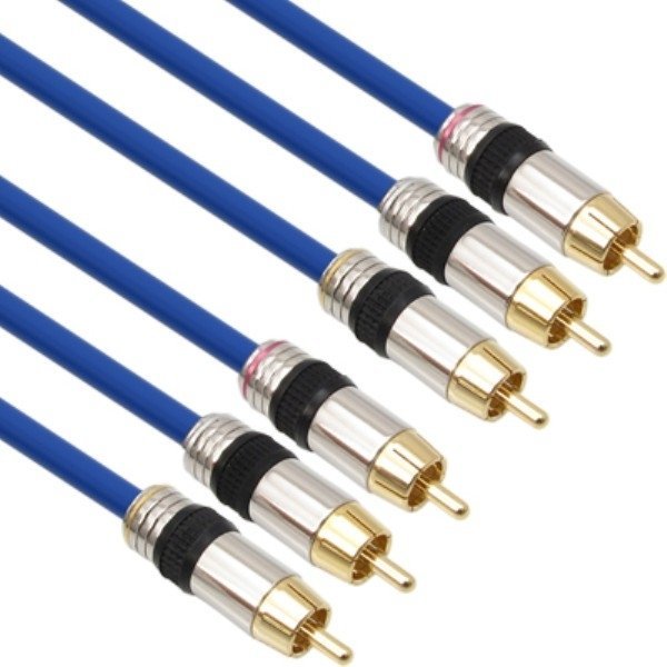 강원전자 NETmate RCA 3선 케이블 (NMA-3R050S, 5m)_이미지