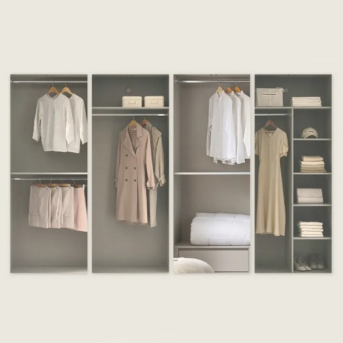 에넥스 제이모드 J형 무몰딩 붙박이장 고급형 (270cm)_이미지