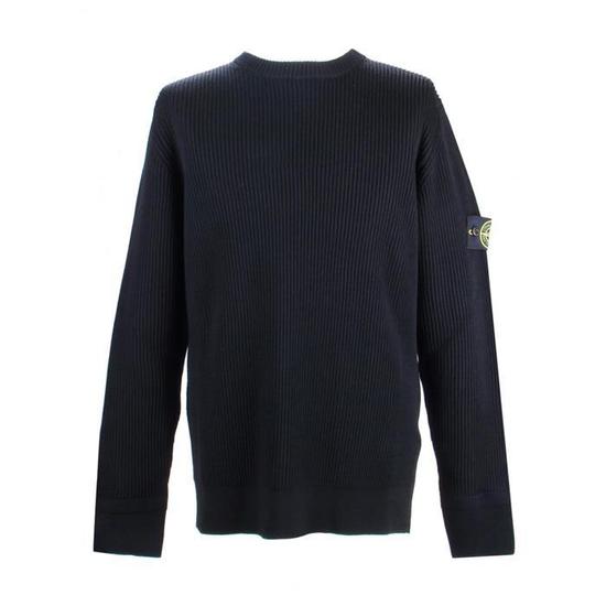 스톤아일랜드 코스타 와펜 패치 니트 7715553C2 (V0058, 올리브 그린)_이미지