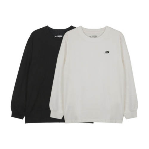 뉴발란스 키즈긴팔티 PQC NK9BFB322U-99 2PACK 베이직 2PACK 긴팔티_이미지