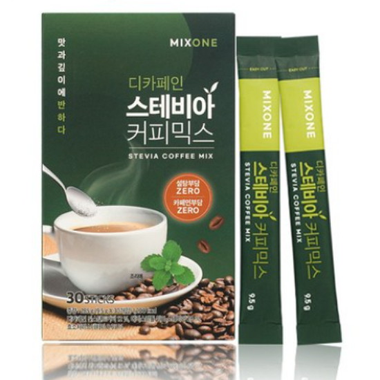 믹스원 디카페인 스테비아 커피믹스 30T