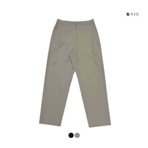 여 원턱 9부 루즈 테이퍼드 팬츠FNRMCNZ590M 1196882