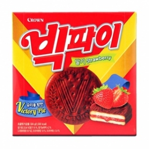 크라운 빅파이 딸기 324gx12개 빅파이 딸기 324gx12개_이미지