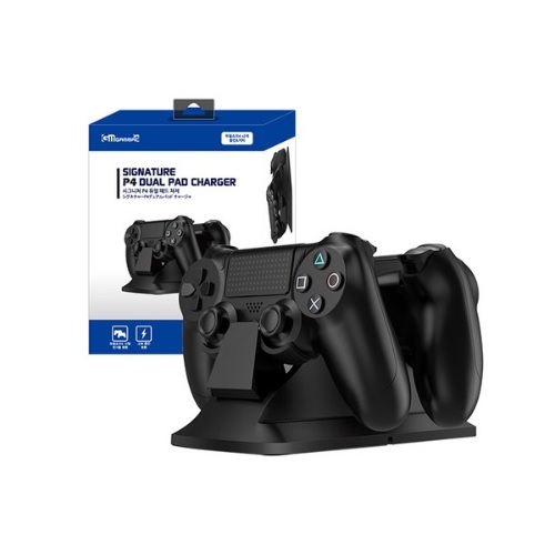 경문엔터테인먼트 겜맥 시그니처 P4 듀얼 패드 충전독