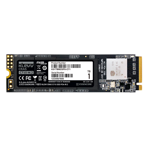 【使用少】SSD 1TB M.2 NVMe KLEVV CRAS C710 正常 ESSENCORE KLEVV CRAS C710 M.2 NVMe (1TB) : 다나와 가격비교