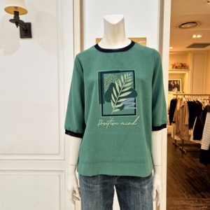 앤클라인 라운드넥배색티셔츠 AX3H2TS1230-36 41421_AX3H2TS123036_이미지