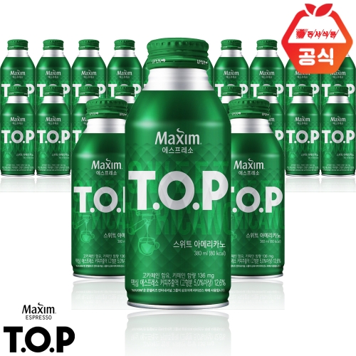 동서식품 맥심 에스프레소 티오피 스위트 아메리카노 380ml (24개)_이미지