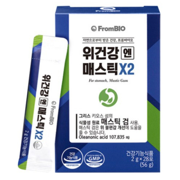 프롬바이오 위건강엔 매스틱X2 2g 28포 [1개]