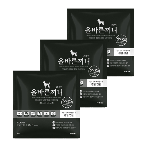국개대표 올바른끼니 알파 양고기 보스웰리아 50g