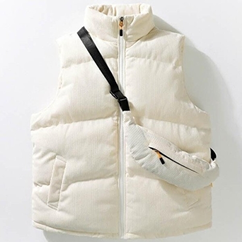 셀러허브 패션 시스터즈 남자 고듀로이조끼 패딩 베스트 세미 11175766A
