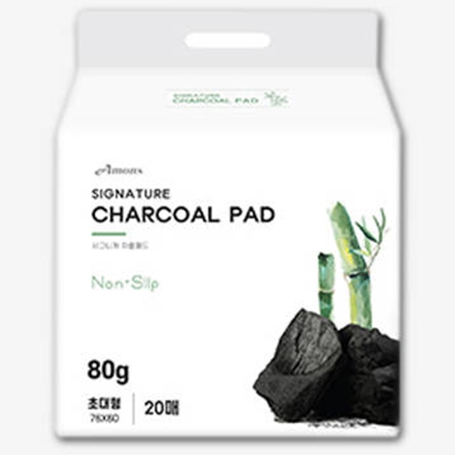 애견산업 아몬스 ㅤ시그니처 차콜 논슬립 패드 초대형 80g 20매 (1개)_이미지