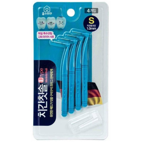 홈스피아 치간칫솔 L형 S 4개