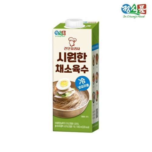 정식품 간단요리사 시원한 채소육수 950ml (4개)_이미지