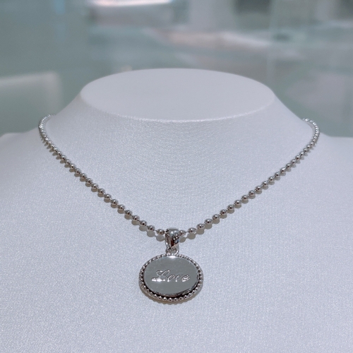 미니골드 silver 워너비 볼 코인 원형 실버 목걸이 NNTM1103