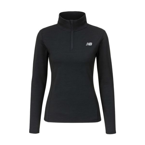 뉴발란스 주니어 에센셜 스페이스 아노락 긴팔 티셔츠 블랙 WT41150-BK
