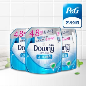P&G 다우니 냄새딥클린 프레시클린 리필 2.2L (3개)