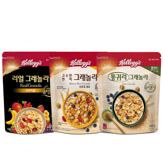 켈로그 그래놀라 3종 1.4kg (1개)_이미지