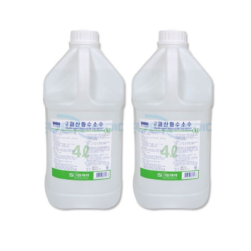 그린제약 과산화수소수 상처소독 4L (2개)_이미지