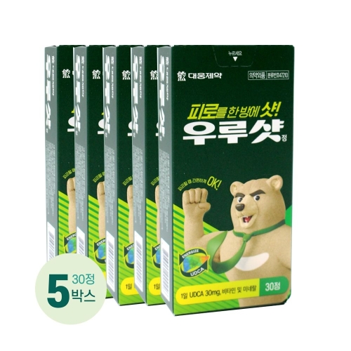 대웅제약 우루샷 30mg 30정 (5개)_이미지