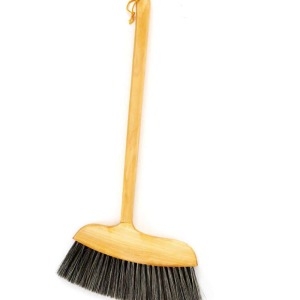 롯데알미늄 이라이프 나무 돈모 방비 롱 긴 방 청소 실내 빗자루_이미지