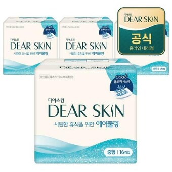 디어스킨 에어쿨링 중형 16개