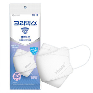 유한킴벌리 크리넥스 컴포트핏 KF-AD 대형 (100매)_이미지