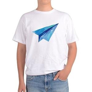 셀러허브 패션 JHP81O05_51 반팔티 커플티 파란 비행기 떴다떴다 날아라_이미지