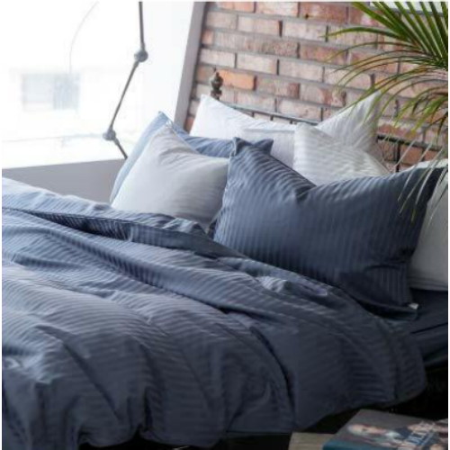 바운티풀 특급호텔 60수면 스트라이프 이불베개 커버세트 (퀸 Q)_이미지