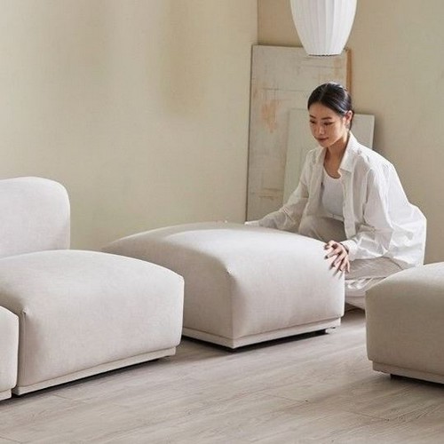 파로마 오르미 보드레더 모듈 패브릭 스툴_이미지