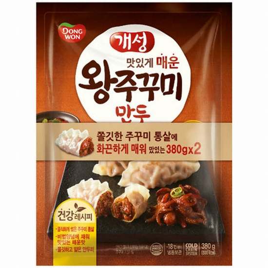 동원F&B 개성 왕쭈꾸미 만두 380g (2개)
