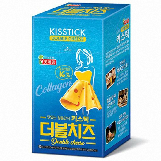 롯데푸드 롯데햄 키스틱 더블치즈 12개입 600g (1개)_이미지