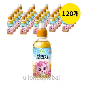 웅진식품 캐치티니핑 유기농 보리차 200ml (120개)