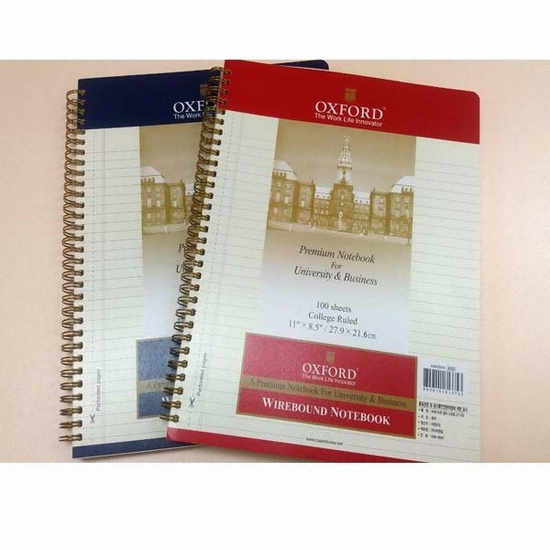 옥스포드 6000 포켓 절취 스프링노트 좌철 A4