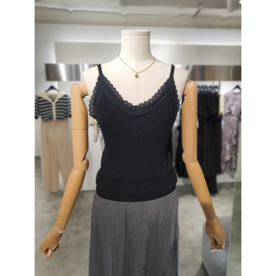 연승어패럴 지지피엑스 레이스 골지 민소매 니트티 GNB6KP749F