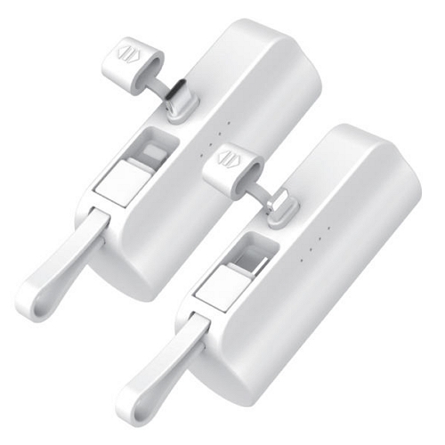 슈틸루스터 나이테 일체형 도킹형 보조배터리 ST-AB100 5000mAh (C타입+8핀, 2개)_이미지