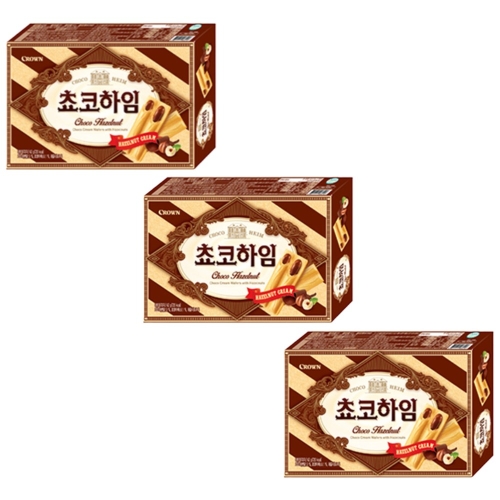 크라운제과 초코하임 142g (3개)_이미지