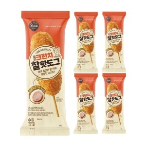 올반 크런치 찰핫도그 75g (5개)_이미지