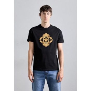베르사체 아키텍처 바코코 크레스트 자수 프린트 티셔츠 검정색 7181939