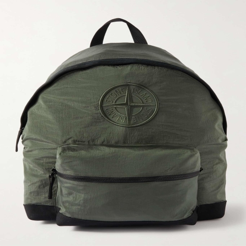 스톤아일랜드 스톤 아일랜드 로고-엠브로이드 캔버스 CRINKLEDNYLON 백팩 B0081227108