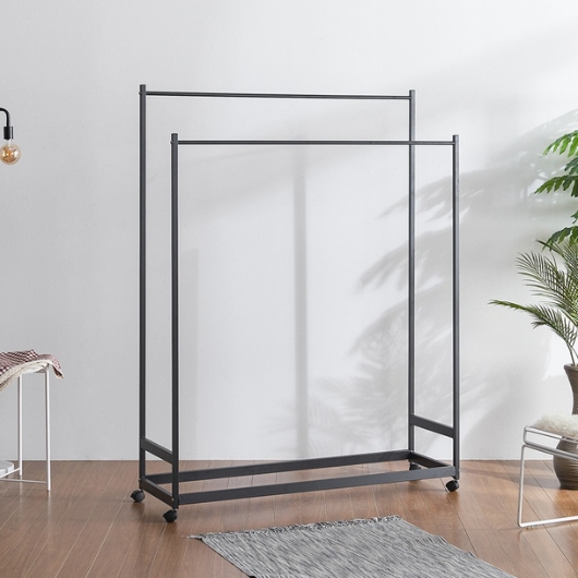 우아미가구 이네드 LPM 이동식 2단 행거 1200