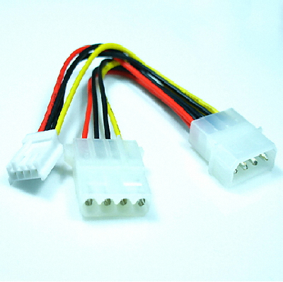 CABLEMATE [CH002]IDE to FDD/IDE 2구 확장케이블 (15cm)_이미지