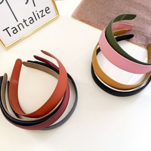 오너클랜 볼드 무광 머리띠 민자 심플 컬러 두꺼운 헤어밴드 WB8F48F