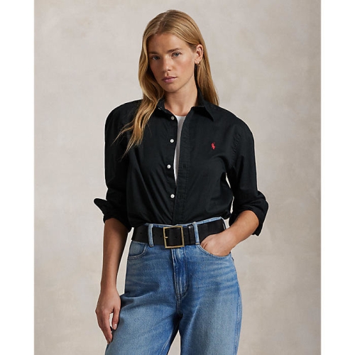 폴로 여성 릴렉스핏 코튼 트윌 셔츠 WMPOSHTNDO20690001